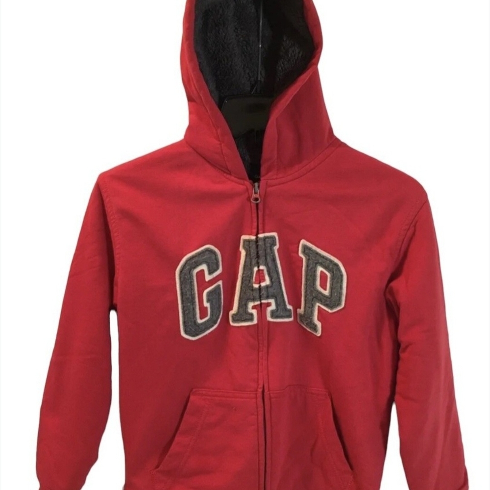 GAP Kids Red Fleece Hoodie